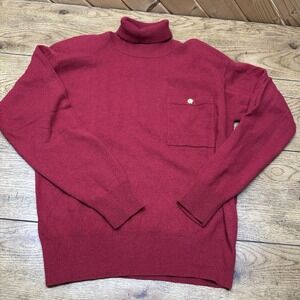 80's Vtg Rena Rowan Saville‎ Lambswool Angora Rabbit L/S Turtleneck | Women's M